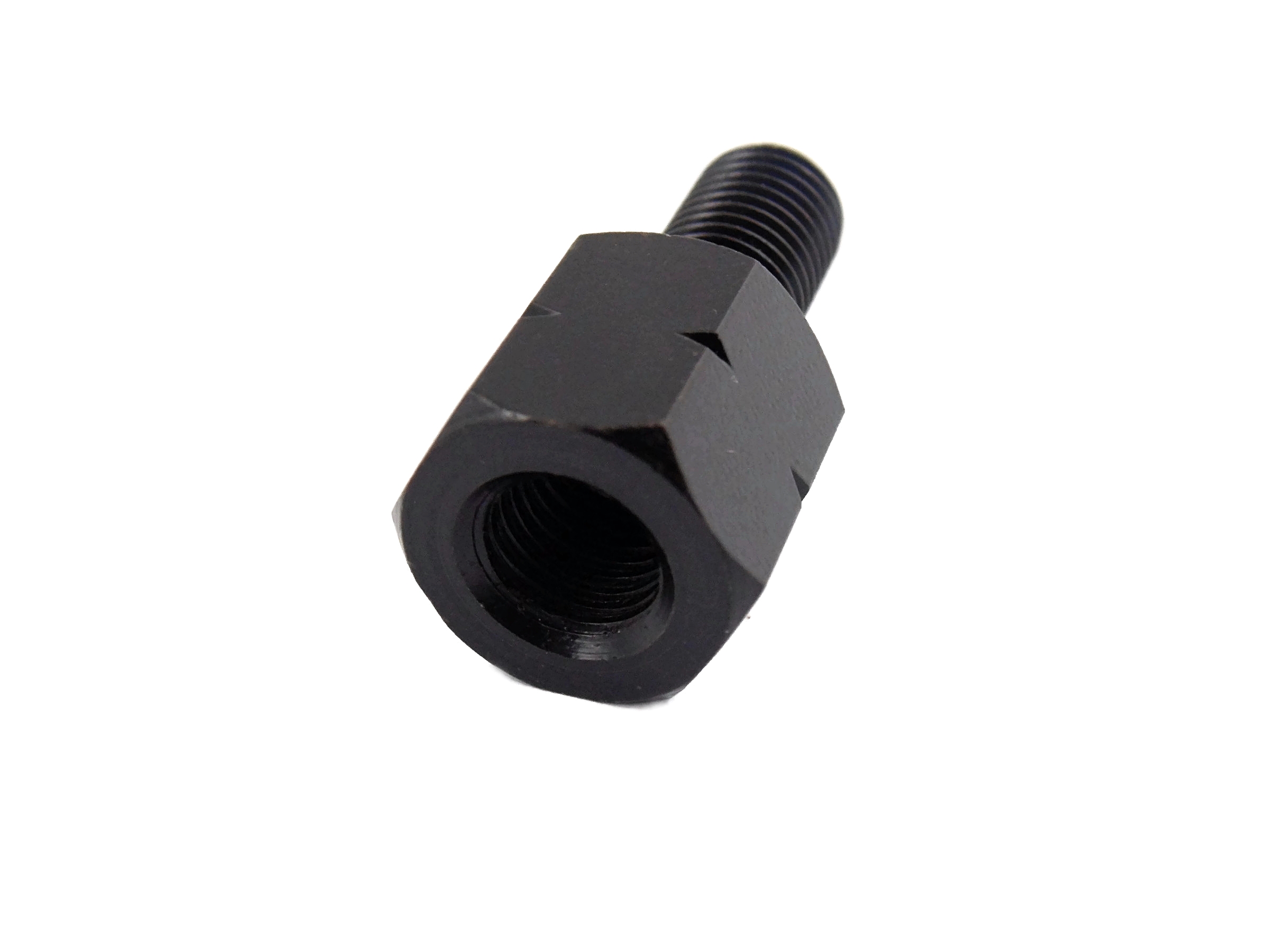 adapter lusterka 10-10mm P/L czarny