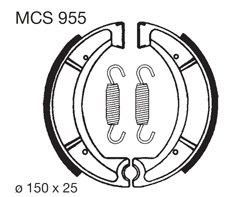szczęki hamulcowe MCS 955